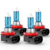SYJIIP front packaging for H11 bulbs showing fit for Nissan Altima and plug-and-play benefit
