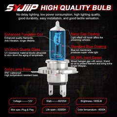 SYJIIP bulbs installed in Honda CR-V headlights, improving forward visibility