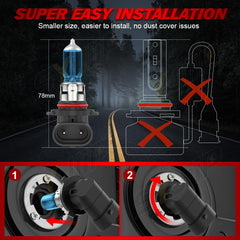 SYJIIP installed on Toyota Tundra low beam showing improved road visibility