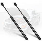 SYKRSS front hood struts packaging showing both struts and benefits