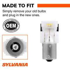 SYLVANIA 1156 LED used as reverse light providing bright white illumination