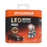 SYLVANIA 9005 front packaging showing model and cool white benefit