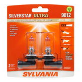 SYLVANIA 9012 front view showing bulb shape and fit for easy identification
