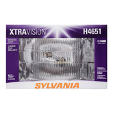SYLVANIA H4651 front view showing clear lens and improved visibility