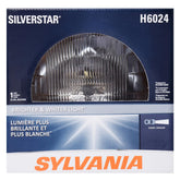 SYLVANIA H6024 front view showing lens and sealed-beam benefit improved visibility