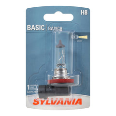 SYLVANIA H8 front view showing bulb shape and quick-fit benefit
