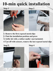 SYOAUTO installation with rubber mallet for quick, tool‑friendly fit