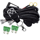 Szdystar front packaging showing complete wiring harness kit and included fuse, easy identification benefit