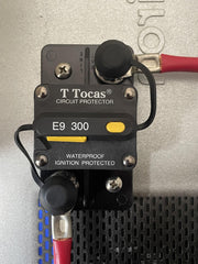 T Tocas E9 close-up of 3/8" stainless steel stud, benefit corrosion resistance