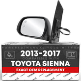 T1A driver-side mirror front view showing fit and finish benefits