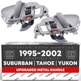 T1A front door handle in packaging showing replacement fit and quick install benefit