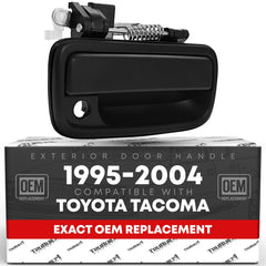 T1A front passenger handle front view showing OEM-fit and clean finish