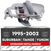 T1A front view metal handle showing clean OEM-style appearance and durable look