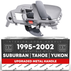 T1A front view metal handle showing clean OEM-style appearance and durable look