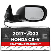 T1A passenger mirror front view showing complete assembly and accurate fit