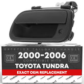 T1A front view of tailgate handle showing OEM fit and clean finish