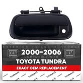 T1A front view of replacement tailgate handle showing fit and finish benefit