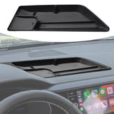 TACOBRO front view of dash organizer showing clean fit and extra storage