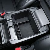 TACOBRO front view of tray installed in Explorer showing neat organization and quick access