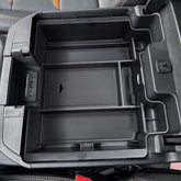 TACOBRO front view of center console organizer showing neat layout and access