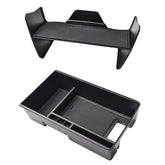 TACOBRO front view of center console tray showing neat compartment layout and quick access