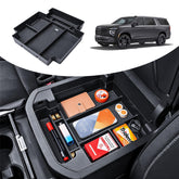 TACOBRO front view installed in console showing neat storage and improved access