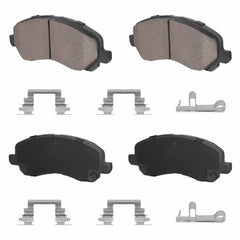 TadaMark front view of ceramic brake pads showing shape and fitment benefit