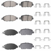 TadaMark front and rear packaging showing all eight pads and product labeling, clear identification benefit