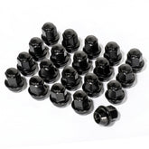 TAGMORE front view of 20pcs lug nuts set showing packaged finish and neat storage benefit
