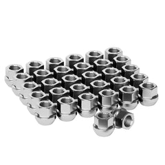 TAGMORE front view of 32-piece lug nuts showing complete set and box, clear fit