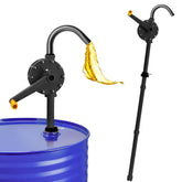 TALFIT front-mounted drum pump showing pump head and spout for fast transfers