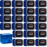 Tallew front view of 60-piece tire patch pack showing quantity and size benefit