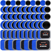 Tallew front packaging showing 100-piece tire patch kit and label benefits