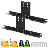 Tallew front view alignment plates showing robust steel and benefit of stable placement