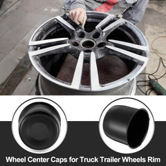 Tallew installed on truck wheel demonstrating quick tool-free installation