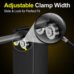 Tanfix close-up of adjustable centering cones demonstrating secure wheel positioning benefit