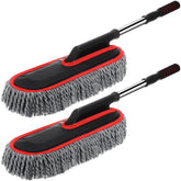 Tanlade front view packaged duo showing two dusters, portable cleaning solution