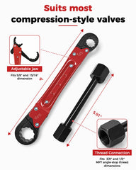 TANYO 1/2 inch compression sleeve puller close-up showing machined tip for damage-free removal