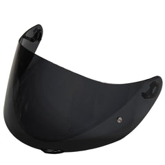 TAOHOM front view of deep smoke visor shows full coverage and glare reduction