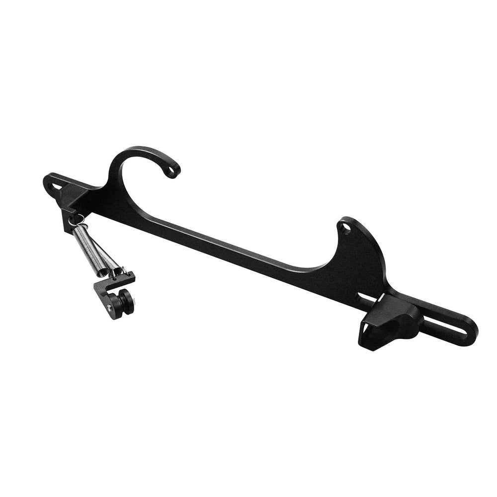TASAN RACING front view showing bracket fit and secure mounting benefit