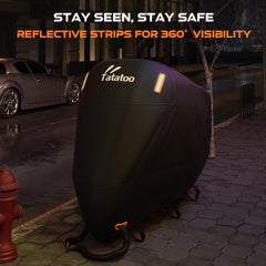 TATATOO lock holes at wheel allowing secure lock-through protection