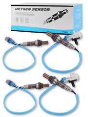 TAUTOY front packaging showing 4-piece oxygen sensor kit and fitment list benefits quick identification