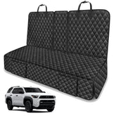 TAUYANG front view of backseat cover showing full rear protection benefit