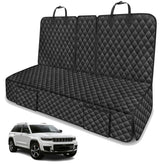 TAUYANG backseat cover front view showing full Jeep fit and protection