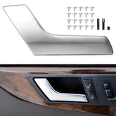 TAYATUO front-view matte silver door handle showing exact replacement fit