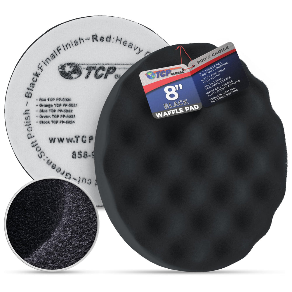 TCP Global front view showing pad face and even polish application benefit