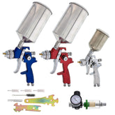 TCP Global front view of three spray guns showing kit benefits