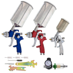 TCP Global front view of three spray guns showing kit benefits