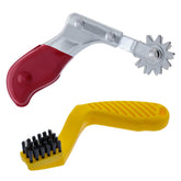 TCP Global spur and brush front view showing both tools and compact storage benefit