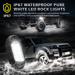 TDE Explorer.Lighting under a pickup truck showing even underglow illumination for improved nighttime visibility